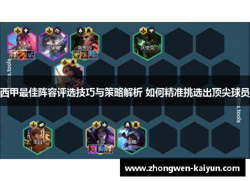 西甲最佳阵容评选技巧与策略解析 如何精准挑选出顶尖球员